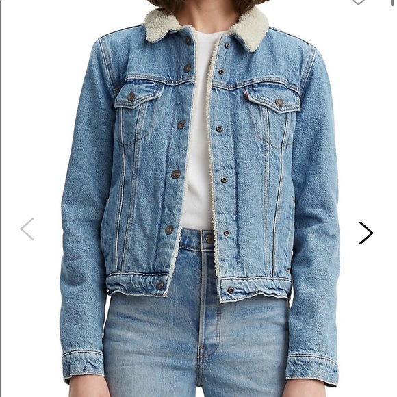 Levi's Jackets & Blazers - Levi’s Original Faux Shearling-Trimmed Denim Trucker Jacket